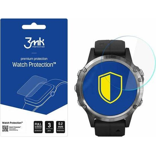 Hybridní Sklo 3MK pro Garmin Fenix 5 Plus