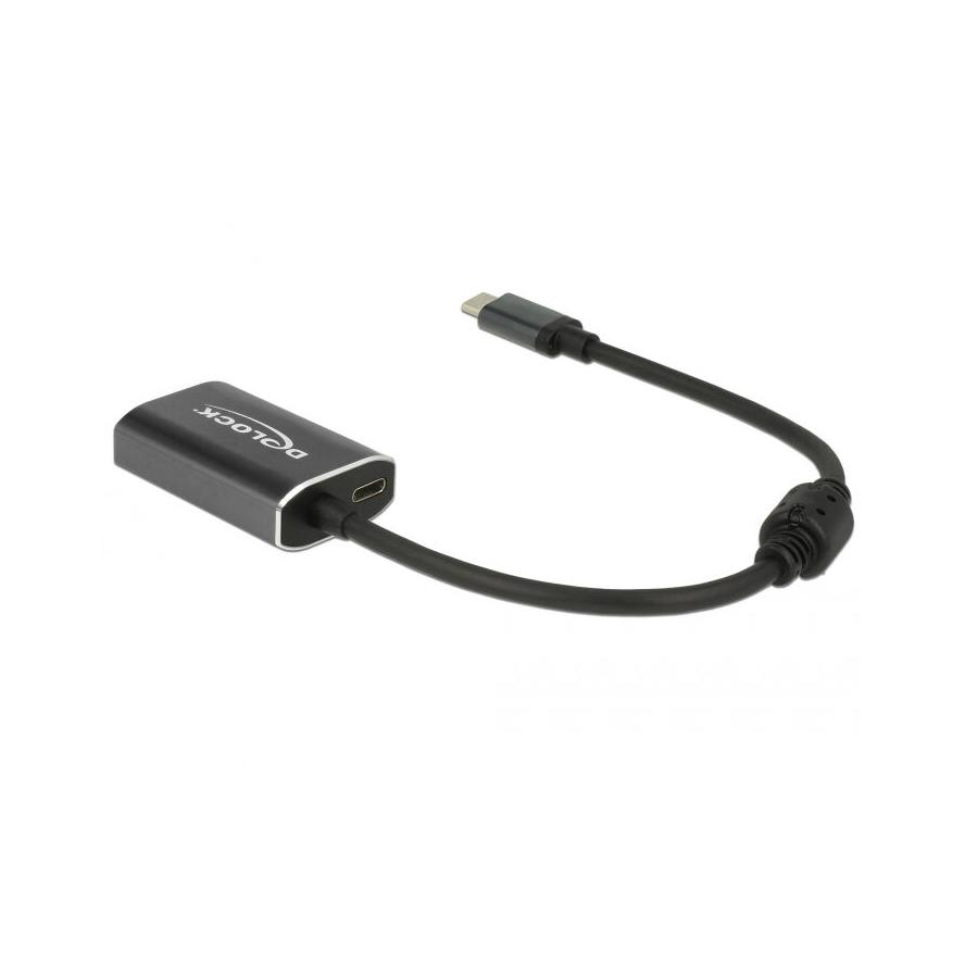 Delock 62990 USB Type-C apa > mini DisplayPort anya (DP váltakozó mód) PD funkció Adapter - Fekete (62990)