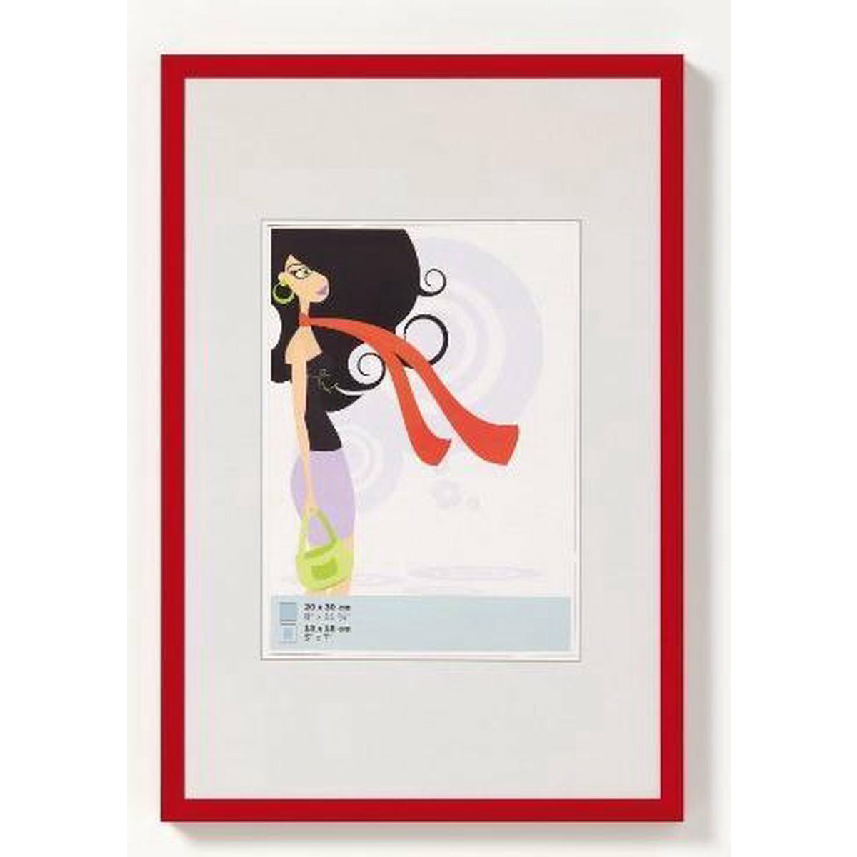 Walther KV040R New Lifestyle 30,7x40,8 Képkeret - Piros (KV040R)