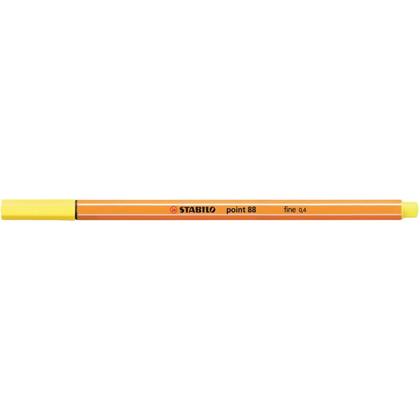 STABILO point 88 fineliner Fin Gul 1 stk