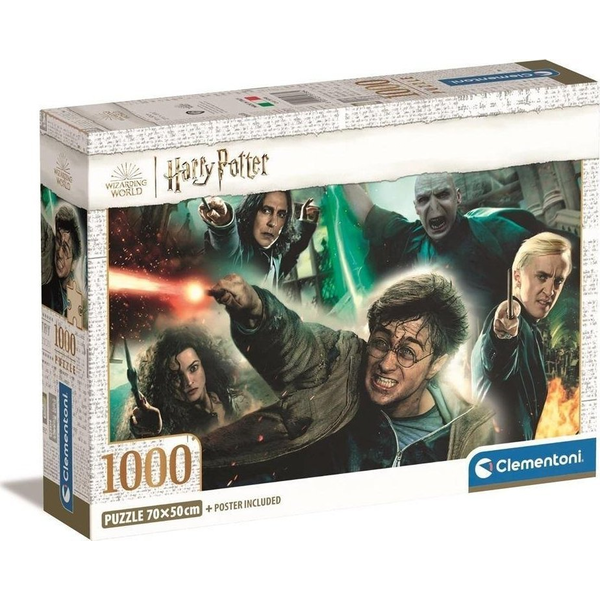 Puzzle Clementoni - Harry Potter, Duel, 1000 piese