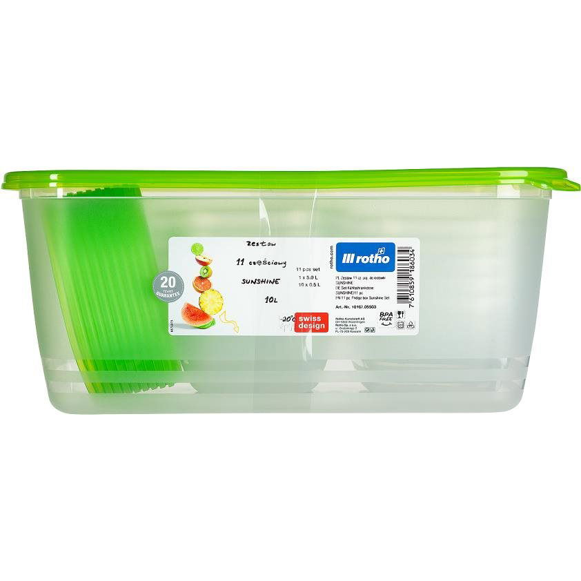 Rotho ételtároló készlet SUNSHINE 11db (1016705073)