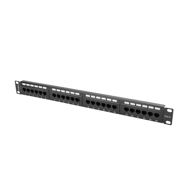 Lanberg Patch panel CAT6 24 PORT 1U 19