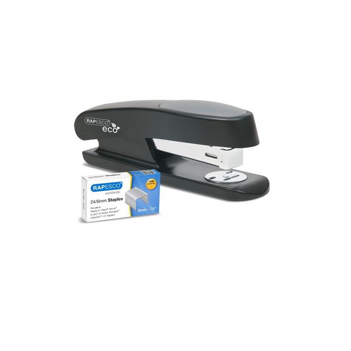 Rapesco Germ-Savvy® ECO Sting Ray 20 lap kapacitású tűzőgép - Fekete (1482)