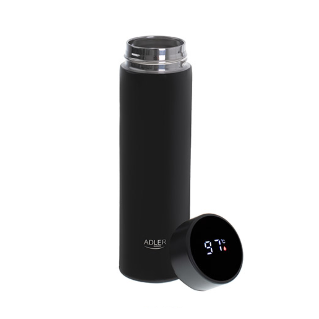 Adler AD 4506bk 473ml Termosz - Fekete (AD 4506BK)