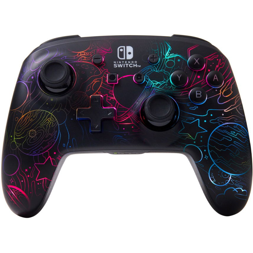 PowerA Enhanced Wireless Controller - Nintendo Switch with Lumectra - Galactic Vortex (NSGP0349-01)