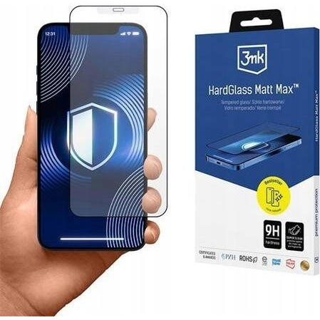 3mk HardGlass Matt Max edzett üvegfólia 9H Apple iPhone 12/12 Pro