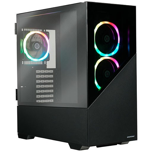 Enermax ENERMAXK8 Számítógépház - Fekete (ECA-EK8-BB-ARGB)