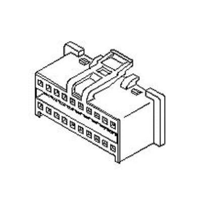 Molex Hüvelyház kábel 512422000 1 db ömlesztett (512422000)