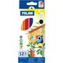 Milan 12db-os vegyes színű színes ceruza