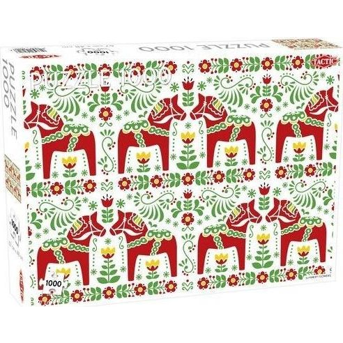 Tactic Folk Art Pattern 1000 pcs Legpuzzel 1000 stuk(s) Kunst