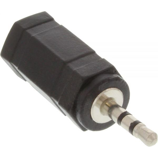 InLine 99308 csatlakozó átlakító 2.5mm jack male 3.5mm Fekete (99308)