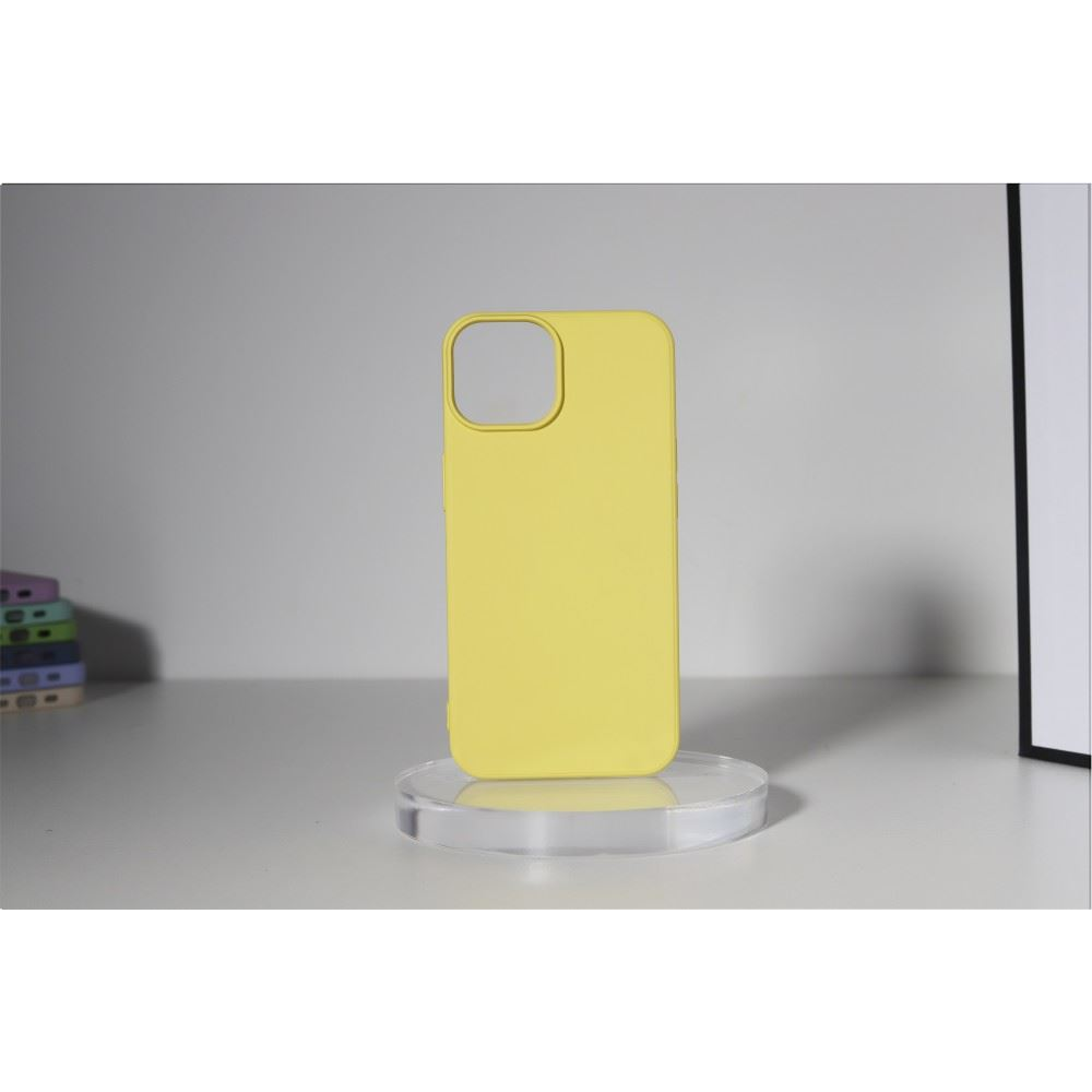 Cellect iPhone 14 Pro Max premium szilikon tok sárga (CEL-PREM-IPH1467PM-Y) (CEL-PREM-IPH1467PM-Y)