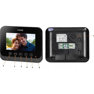 Orno Wideodomofon VDP-62MV LCD 4,3