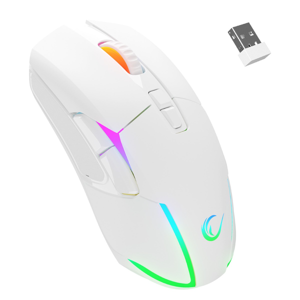 Rampage Nova M4 Gaming Egér 4800 DPI - Fehér