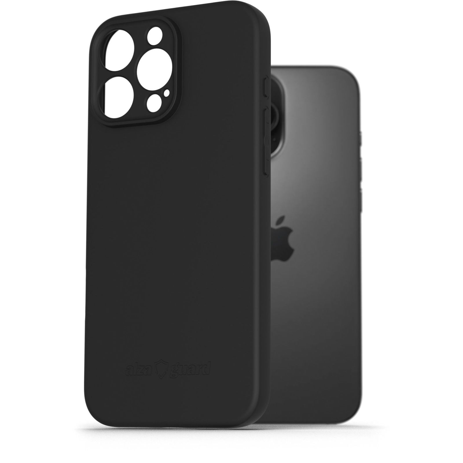 AlzaGuard Matte TPU Case iPhone 16 Pro Max fekete tok (AGD-PCT414B)
