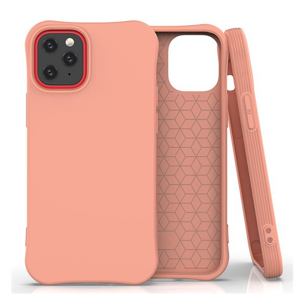 Szilikon telefonvédő (közepesen ütésálló, légpárnás sarok, matt) NARANCS [Apple iPhone 12 mini] (5996591051123)