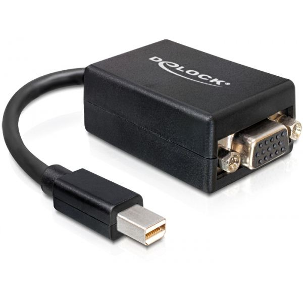 Delock adaptér DISPLAYPORT MINI(M) 1.2-VGA(F) na kabelu