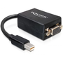 Delock adaptér DISPLAYPORT MINI(M) 1.2-VGA(F) na kabelu