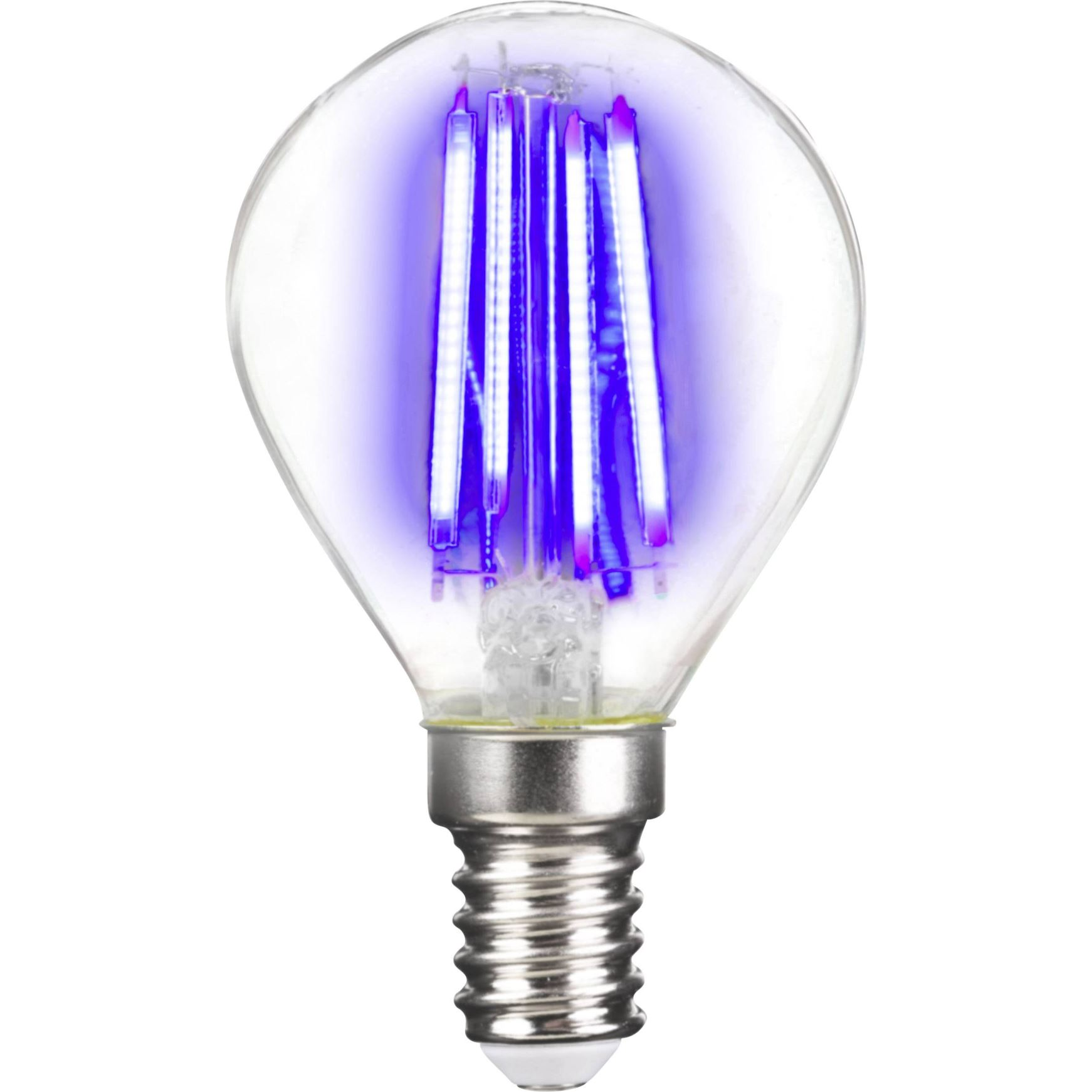 LightMe Led fényforrás E14 Csepp forma 4 W Kék (LM85311) (LM85311)