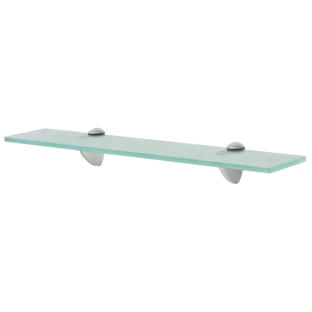 2 db lebegő üvegpolc 50 x 10 cm 8 mm (3051496)