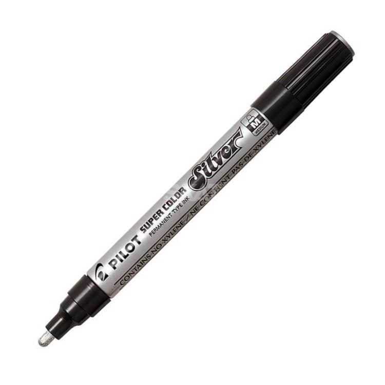 Pilot Super Color 2mm Alkoholos marker - Ezüst (SC-M-SI)