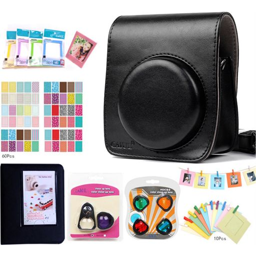 Pokrowiec Caiul Zestaw 8w1 Futerał + Album + Ramki + Filtry Do Fujifilm Instax Mini 90