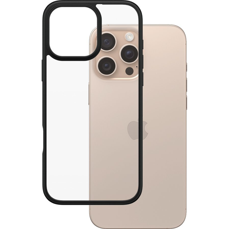 PanzerGlass PG HardCase Black iPhone 16 6.9Inch Pro telefontok Borító Átlátszó (1298)