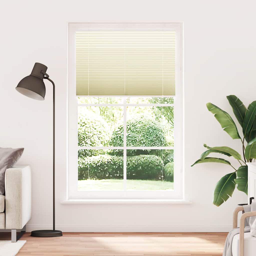 pliszírozott redőny krém 115x200 cm szövetszélesség 114,4 cm (4015316)