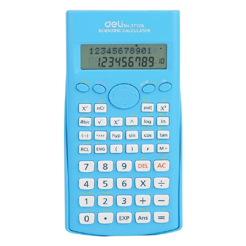 Deli Core DL-1710 tudományos számológép 240 funkció világoskék (DEL01710K) (DEL01710K)