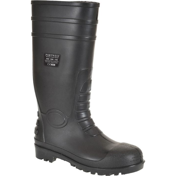 Portwest Total Védőcsizma - S5, 45, Fekete