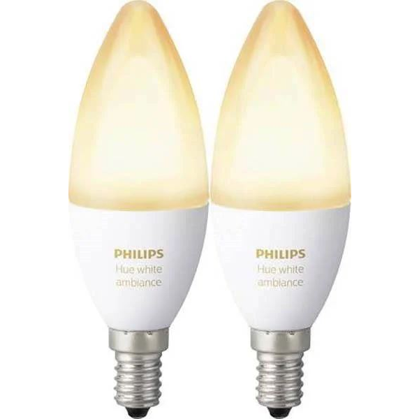 Philips Hue White Ambiance LED fényforrás E14 6W (929002294404) (929002294404)