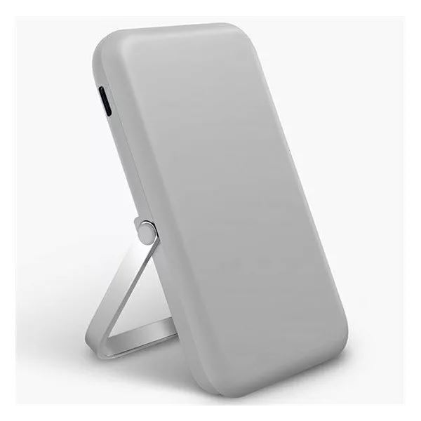 Uniq Hoveo mágneses Fast Wireless Type-C PD külső akkumulátor / powerbank, kártyatartóval szürke (92401)