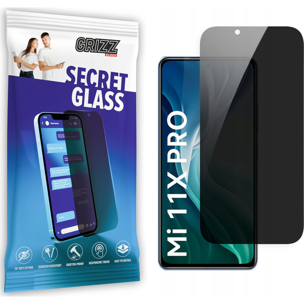  GrizzGlass Szkło prywatyzujące GrizzGlass SecretGlass Xiaomi Mi 11X Pro 5G