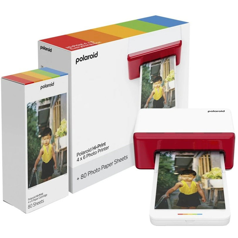 Polaroid Hi·Print 4x6 Photo Printer White E-box (6553)