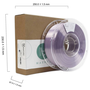 Maertz PLA Silk Dual Color nyomtatószál 1.75mm, 1kg selymesen fényes szürke-levendulaszínű (PMMA-1021-006)