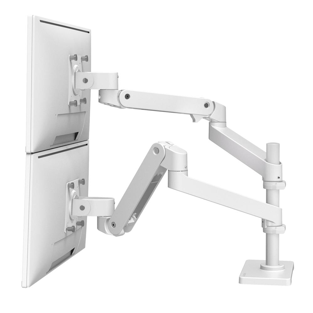 Ergotron LX PRO 13"-24" Monitor asztali tartó kar - Fehér (2 kijelző) (45-690-290)