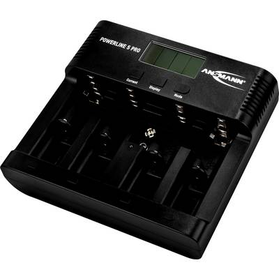 Hengeres akkutöltő, NiCd, NiMH, Ansmann Powerline 5 Pro (1001-0018)