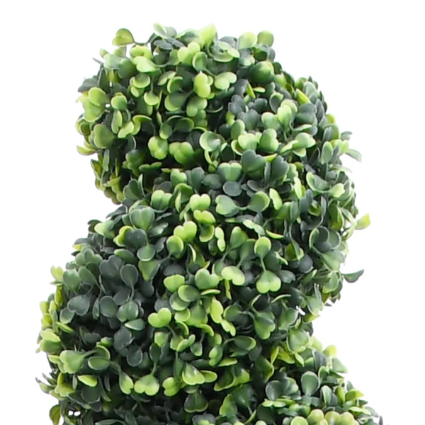 zöld spirálalakú cserepes műpuszpáng 89 cm