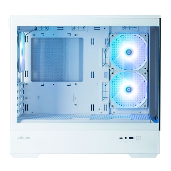 Zalman Mini P30 táp nélküli ablakos ház fehér (P30 WHITE) (P30 WHITE)