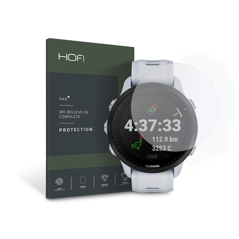 HOFI Glass Pro+ üveg képernyővédő fólia - Garmin Forerunner 955/955 Solar - clear (FN0422)
