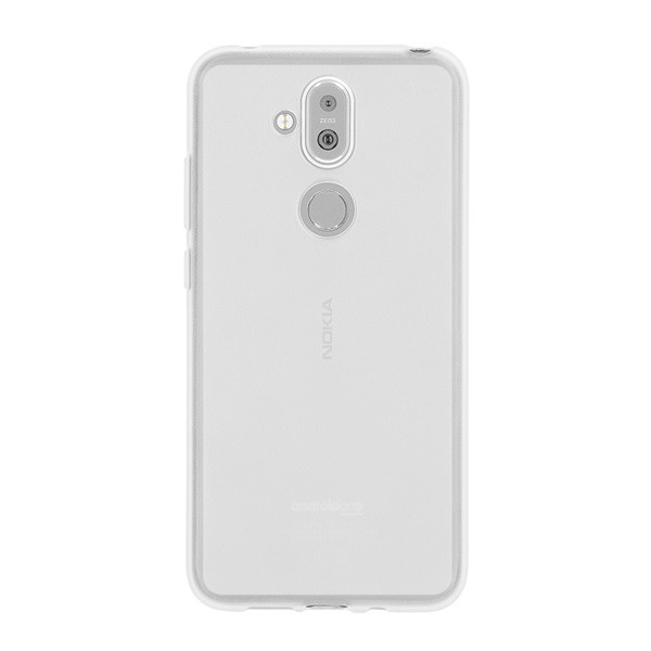 Protectie din silicon pentru telefon (ultra-subtire) TRANSPARENT [Nokia 8.1 (X7)] (5996457849895)