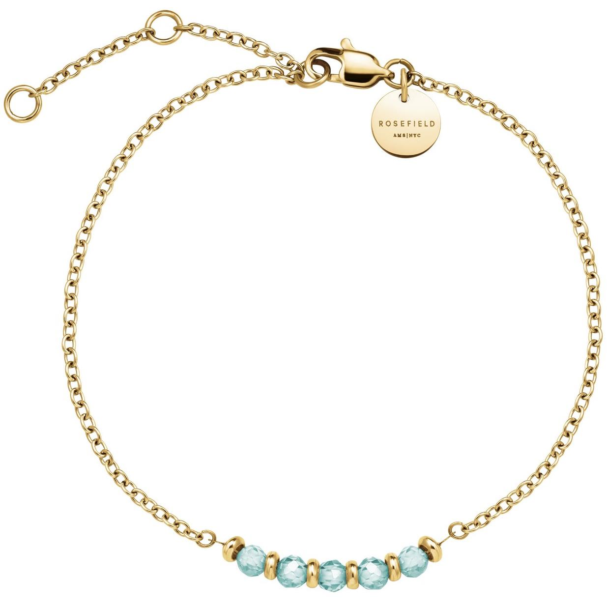 Rosefield JBBRG-J810, karkötő kék gyöngyökkel (JBBRG-J810)