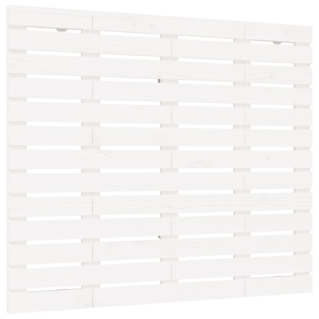 fehér tömör fenyőfa fali fejtámla 141 x 3 x 91,5 cm (824709)