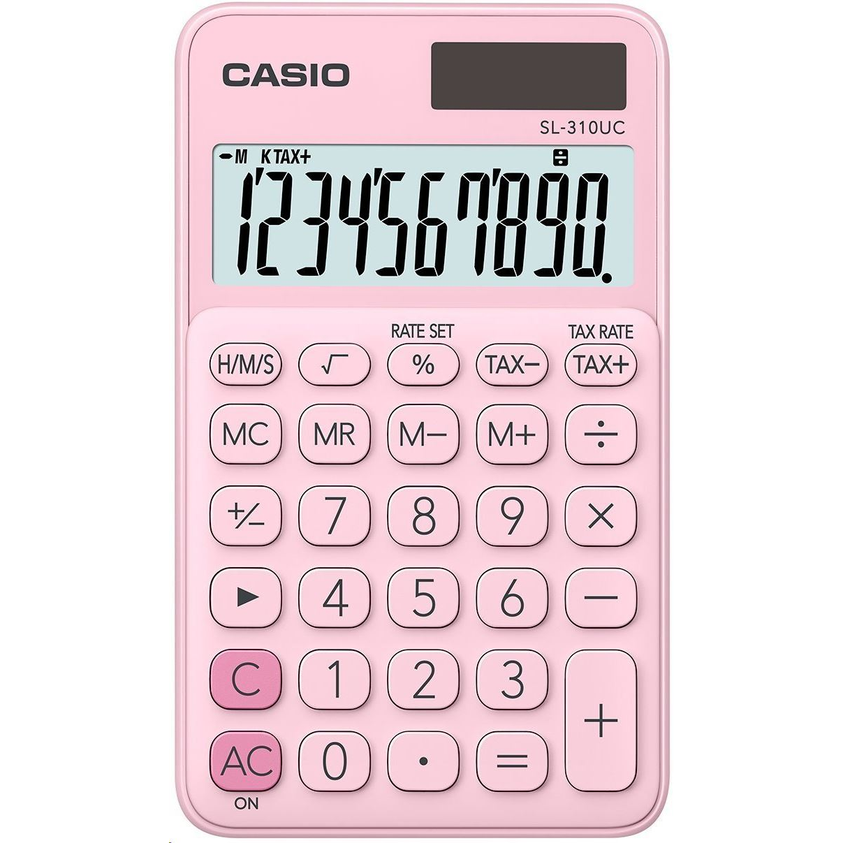 Casio SL-310UC-PK zsebszámológép, rózsaszín (SL-310UC-PK)