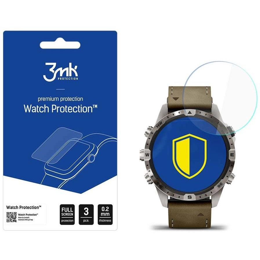 3MK Watch Protection FlexibleGlass Garmin MARQ Series Gen2 üvegfólia - hibrid (5903108493963)