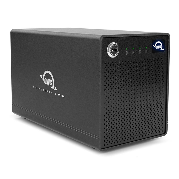 OWC ThunderBay 4 mini 2.5" Thunderbolt Külső SSD/HDD ház - Fekete