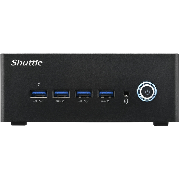 Shuttle Nano PC NT10H5 1L maat pc Zwart Intel SoC