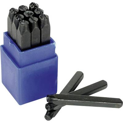 Szám beütő készlet, 6 mm, 9 db, Brüder Mannesmann 245-6 (245-6)