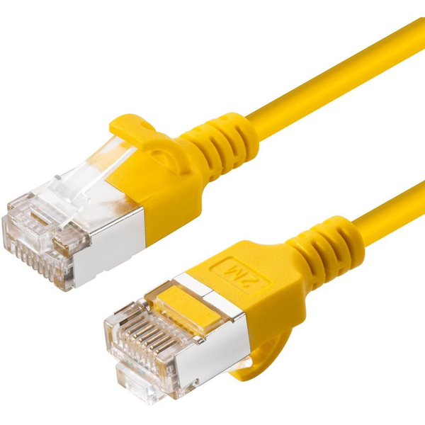 Microconnect V-FTP6A0015Y-SLIM cavo di rete Giallo 0,15 m Cat6a U/FTP (STP)